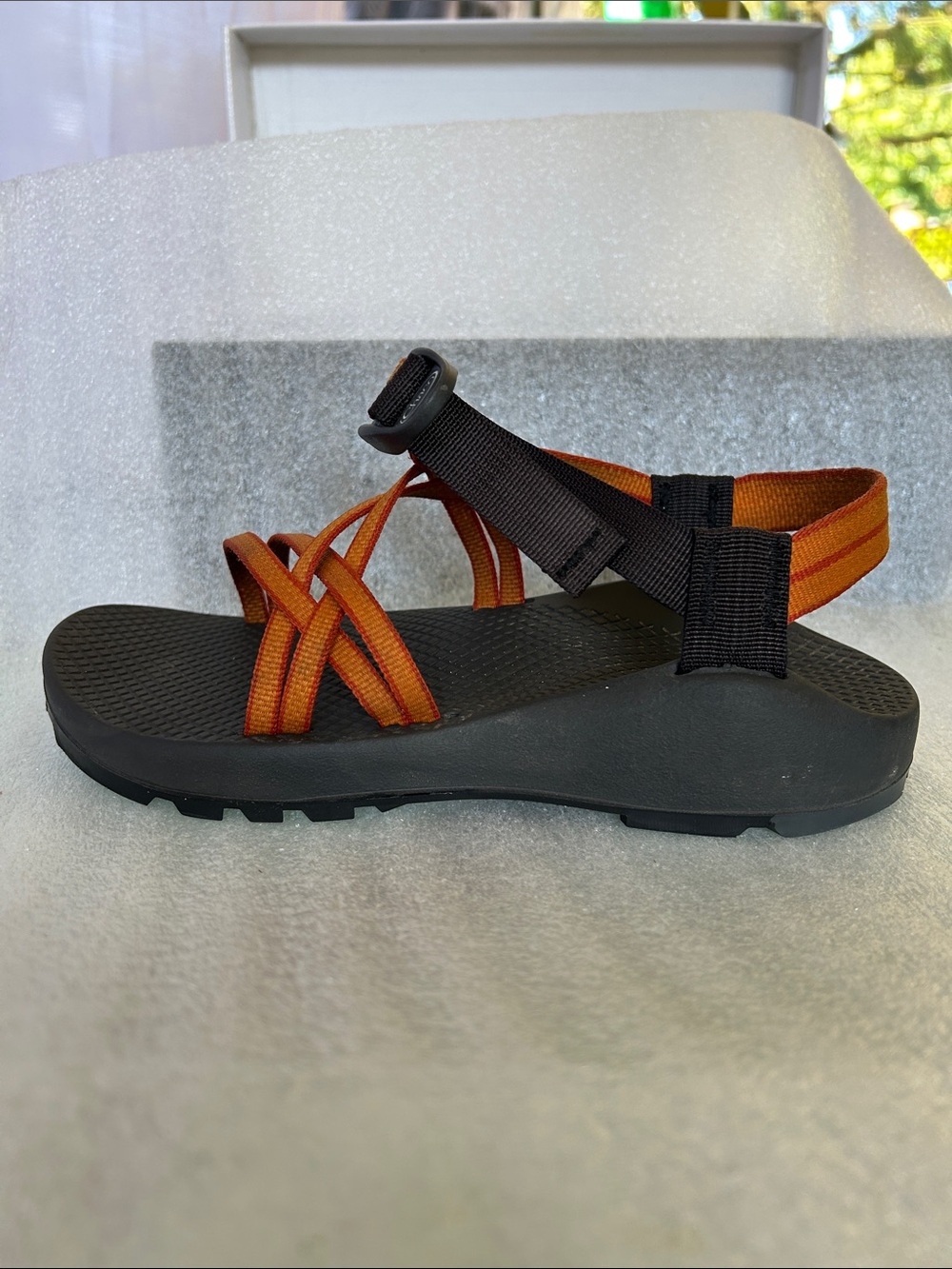 Chaco Orange and Black Z Sandals - Picture 5 of 8